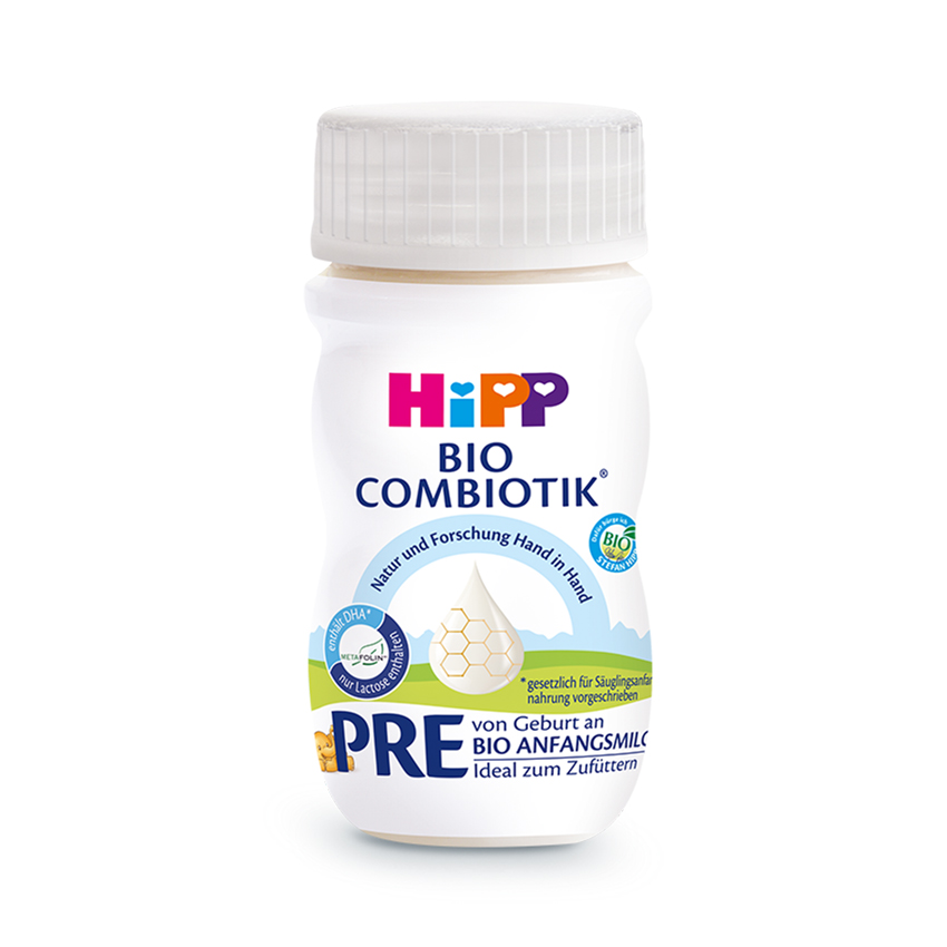Детская жидкая молочная смесь HiPP "COMBIOTIC® PRE" начальная с рождения - фото 2 | Интернет-магазин Shop HiPP