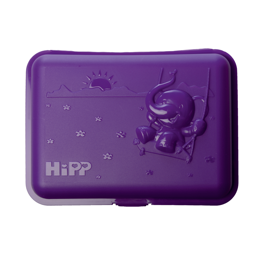 Коробка для завтраков Хипп фиолетовая