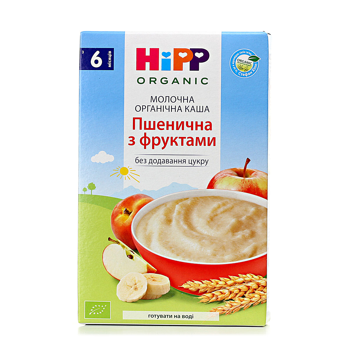 Молочная органическая каша «Пшеничная с фруктами» - фото 6 | Интернет-магазин Shop HiPP