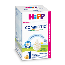 Дитяча суха молочна суміш HiPP "COMBIOTIC®" 1 початкова, 900 г - фото 1 | Интернет-магазин Shop HiPP