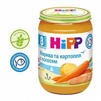 Морква та картопля з лососем - фото 2 | Интернет-магазин Shop HiPP