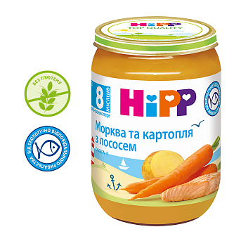 Морковь и картофель с лососем - фото 1 | Интернет-магазин Shop HiPP