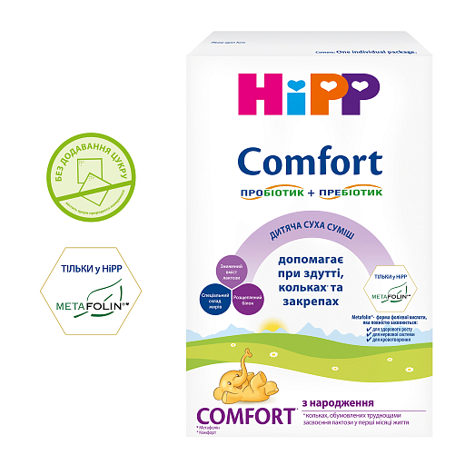 Детская сухая смесь HiPP Сomfort с рождения - фото 1 | Интернет-магазин Shop HiPP